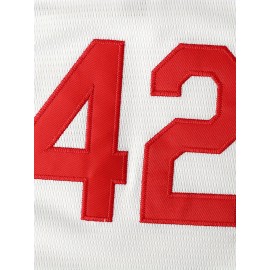 Men'S Black Legend 42 Embroidery Design Short Sleeve V-neck Loose Button Up Shirt, Men'S Retro Summer Baseball Jersey