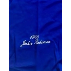 Men'S Baseball Jersey # 42 Blue Breathable V-neck Baseball Sports Shirt S-3XL