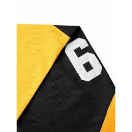 Men'S Black #96 Ice Hockey Jersey - Loose Embroidered Long Sleeves, Sporty, Fashionable, Casual, Breathable, Comfortable Streetwear For Everyday Activities