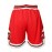 Men's #23 Embroidered Basketball Shorts - Breathable Polyester, Red & White Design, Elastic Waistband with Drawstring, Machine Washable, Perfect for Sports, Outdoor Activities & Casual Wear