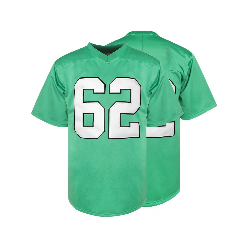 Men's #62 Breathable Football Jersey - V-Neck, Casual & Training Wear, Polyester, Machine Washable - Sizes S to 3XL