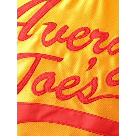 1pc Men'S Polyester V-Neck American Football Jersey - Embroidered #16 LAFLEUR, Loose Fit, Slight Stretch Knit Fabric, Sports & Casual Style for Team Sports, Outdoor Activities, Parties - Four Seasons Top