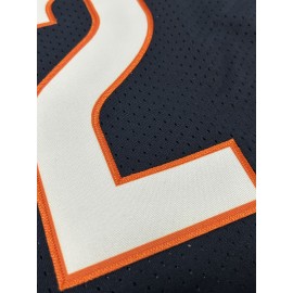 Men's Deep Blue #2 Breathable Rugby Jersey - V-Neck Short Sleeve Embroidered American Football Shirt, Loose Fit All-Season Training & Casual Wear, Machine Washable Sportswear for Men & Teens, Comfortable Athletic Wear