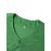 Men's V-Neck Baseball Jersey with Embroidered Green