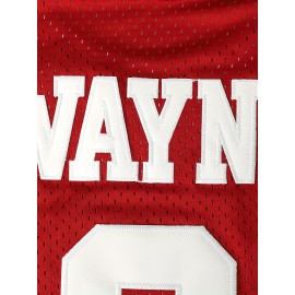 Men'S American Basketball Sweatshirt # 9 Round Neck Knitted Embroidered Polyester Micro Elastic Loose Fabric S-3XL